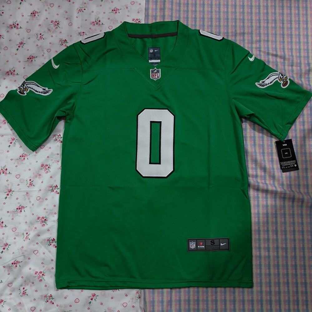 Philadelphia Eagles NFL Green No. 0 Jersey